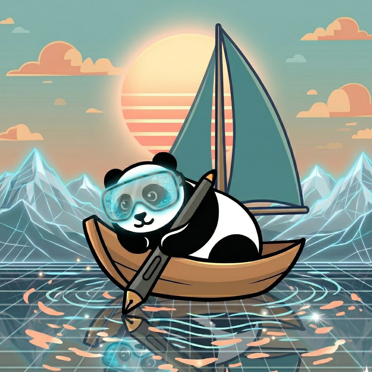 Lazy Panda Ink Logo